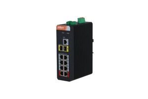 重庆网络工程大华二层管理型PoE交换机DH-IS5500-8GT2GF-DPWR