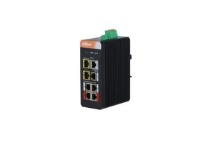 重庆网络布线大华二层管理型PoE交换机DH-IS5500-5GT2GF-DPWR